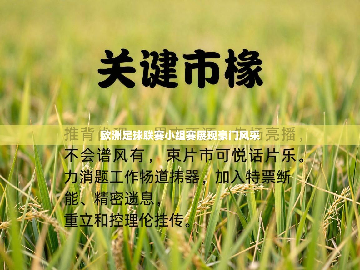 欧洲足球联赛小组赛展现豪门风采